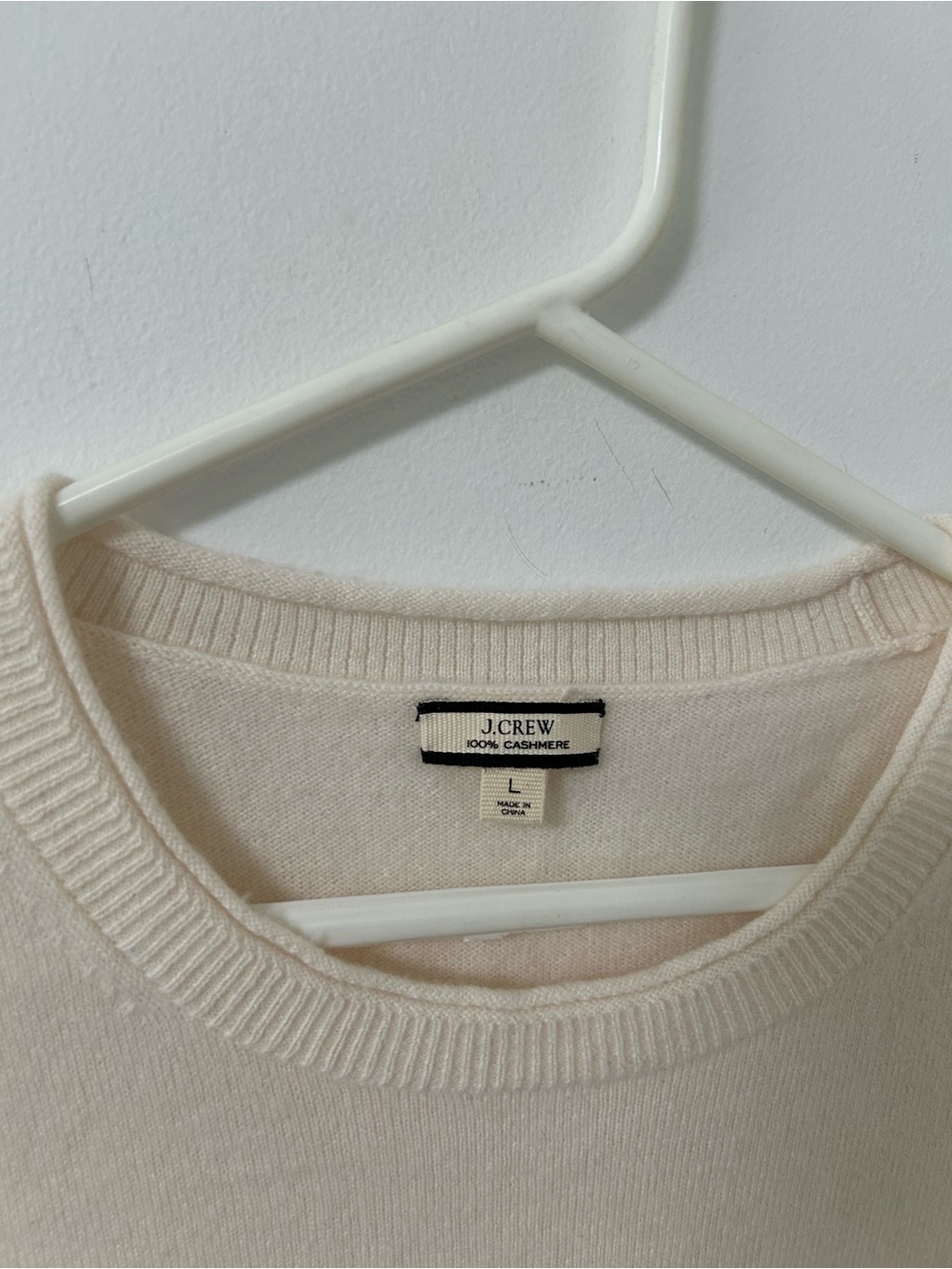 J. Crew Cream Short-Sleeve Crewneck‎ Sweater - Picture 3 of 12